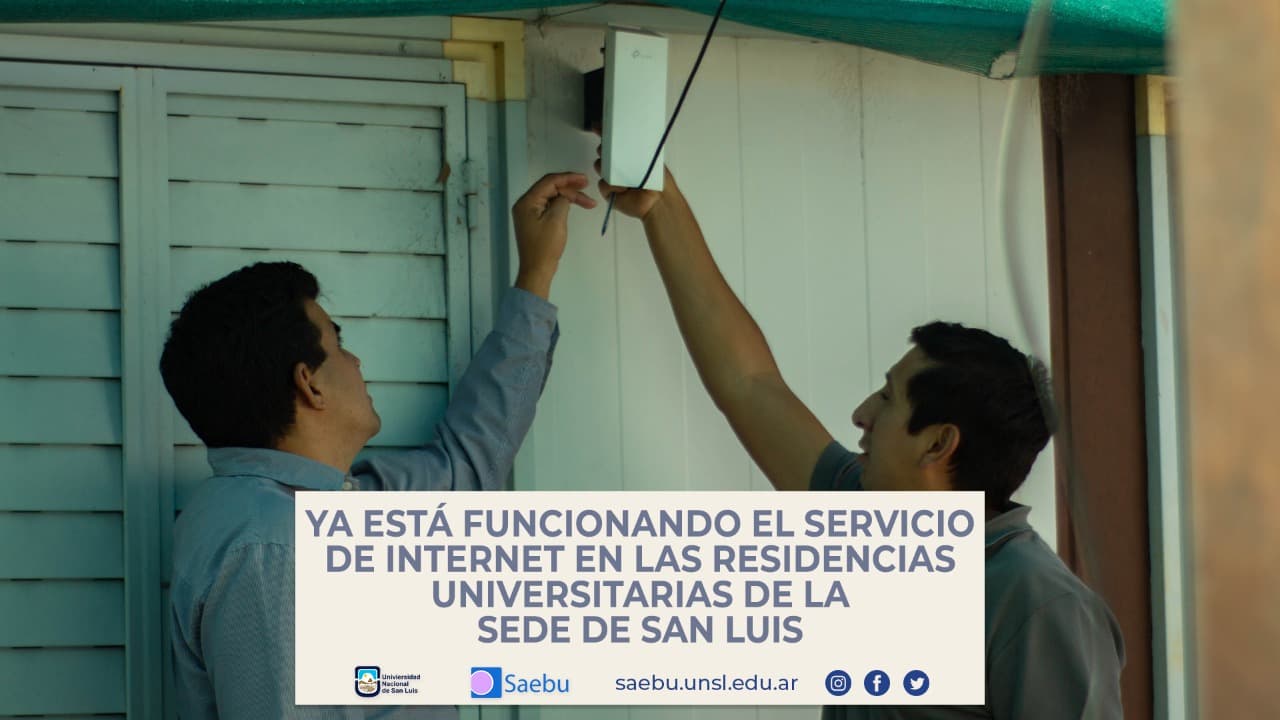 servicio de internet en las residencias Universitarias