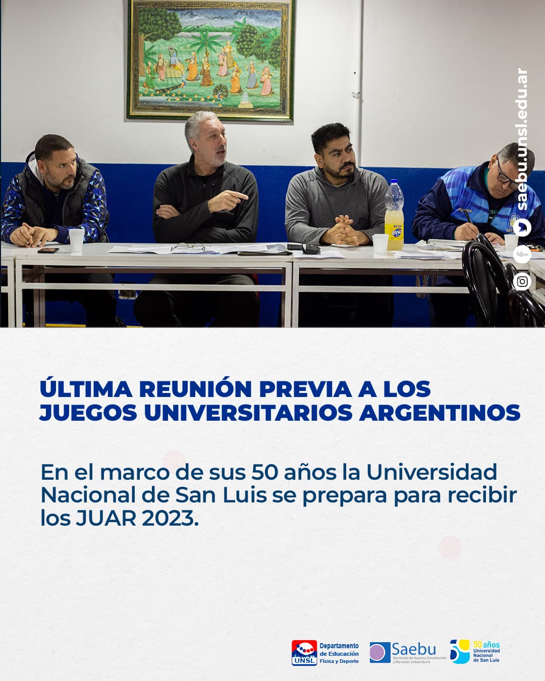 juegos universitarios Argentinos 2023 Región Cuyo