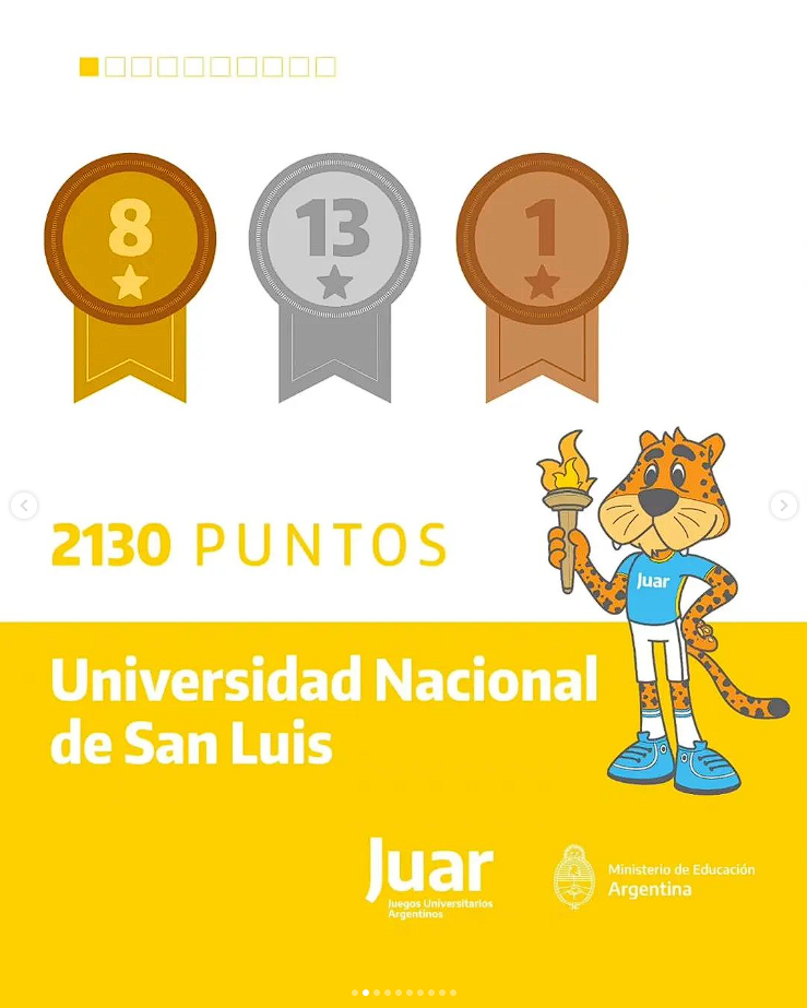 Juegos JUAR 2023 en la Universidad Nacional de San Luis