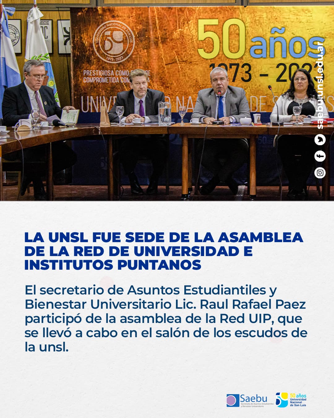 Asamblea de la Red de Universidad e Institutos Puntanos