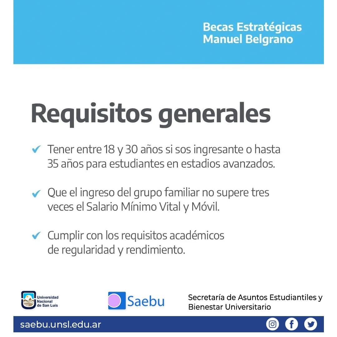 convocatoria 2023 para las Becas Estratégicas Manuel Belgrano